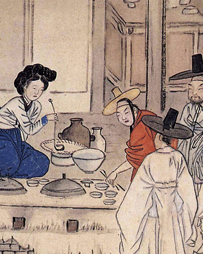 신윤복 주사거배로 알아보는 한국 전통술 문화