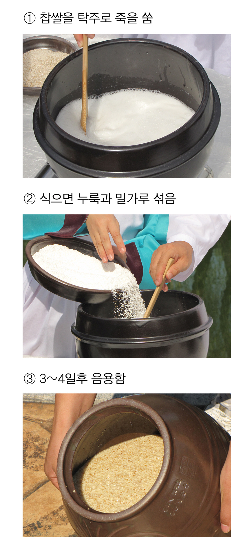 삼일주 > 임원십육지, 조선무쌍신식요리제법(의역) 3 전통주 담그는법