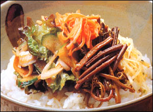 상추겉절이비빔밥