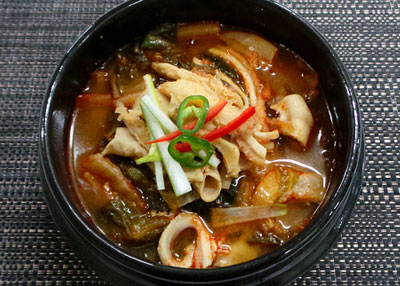 선지피찌개