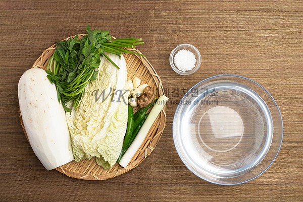 나박김치 레시피 식재료 1.