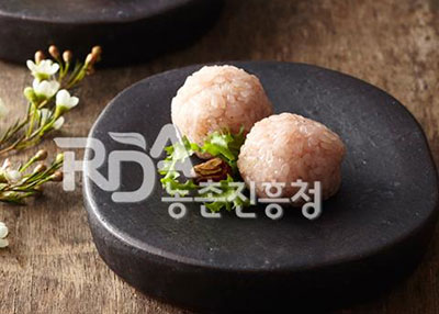 오미자밤찰밥