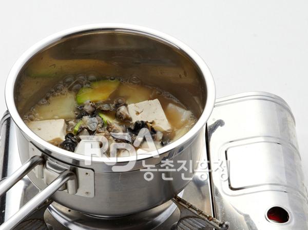 우렁이된장찌개 레시피 조리순서 5-0