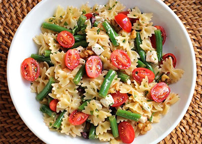 Pasta with Green Beans and Cherry Tomatoe