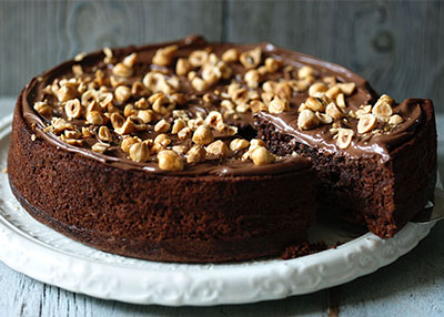 Chocolate hazelnut cake