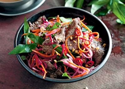 Tamarind Beef & Kohlrabi Salad