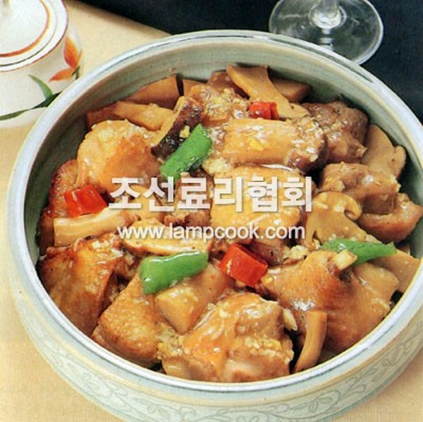 오리고기송이버섯찜 레시피 조리순서 No1.