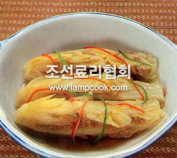 배추속찜 레시피 조리순서 No1.