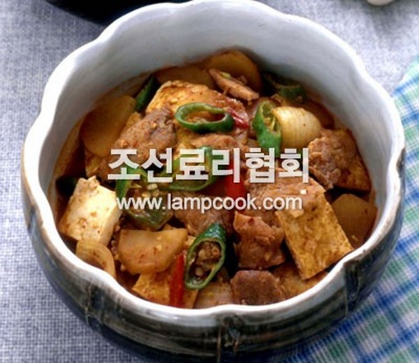 돼지고기두부찌개 레시피 조리순서 No1.