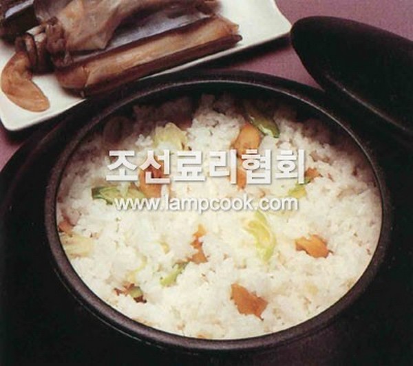 맛조개밥 레시피 조리순서 No1.