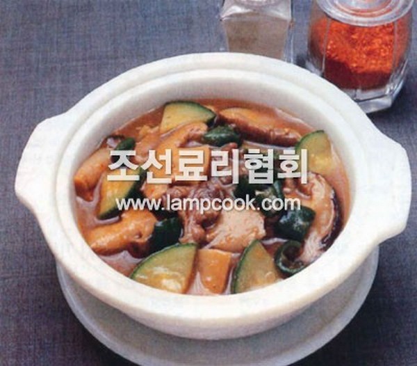 송이버섯찌개 레시피 조리순서 No1.