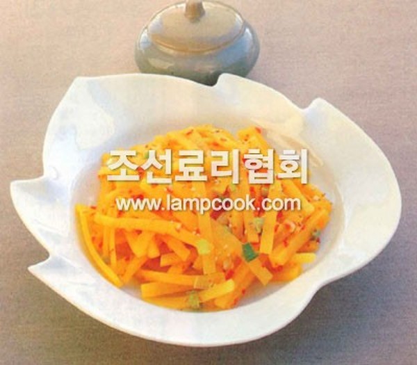 청동호박나물 레시피 조리순서 No1.