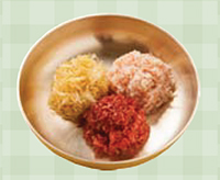 종가음식 삼색 보푸름(보푸라기)