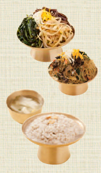 종가음식 삼색나물, 물김치, 혜(식혜), 잡채