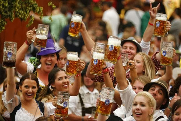 Oktoberfest Beer Festival In Germany