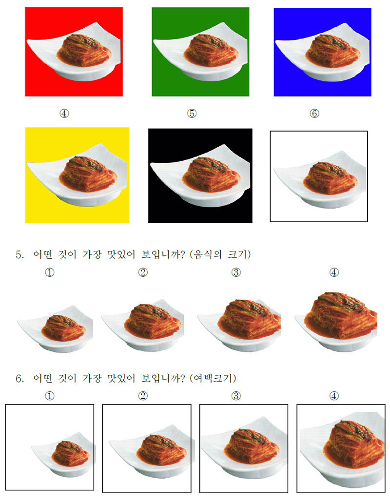 The Food of Korea 전통음식 설문지 사진 6.