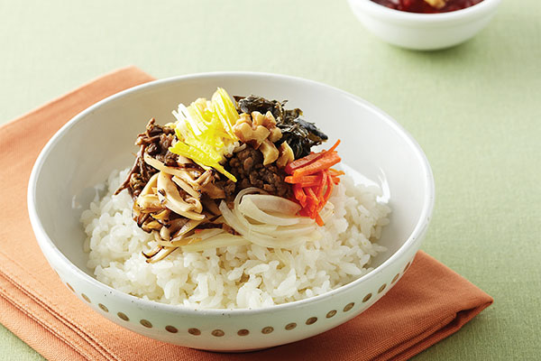 호두산채비빔밥 레시피