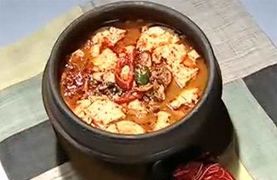 아름다운 한국음식, 순두부찌개