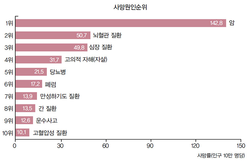한국인 주요 사망 원인