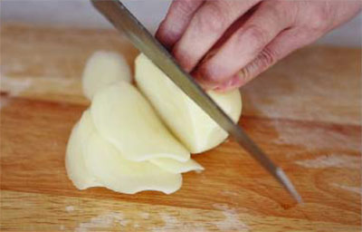 감자부각 만드는 법 Step 1.