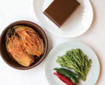 도토리묵밥 식재료