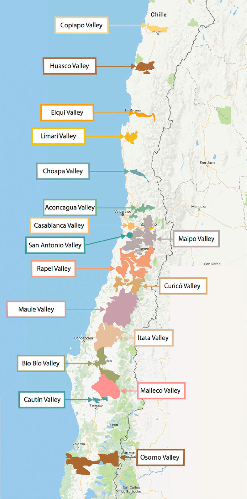 Chile Wine Vallery