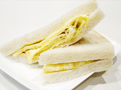 Scrambled egg sandwich(스크램블 에그 샌드위치), Hong Kong China